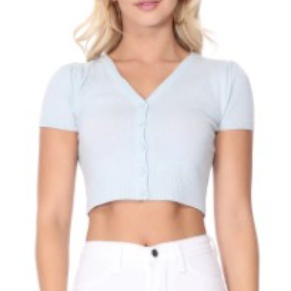 Cropped Bolero Cardigan Sweater Lot of 4 Retro Vintage style mak yemak brand - Picture 6 of 7